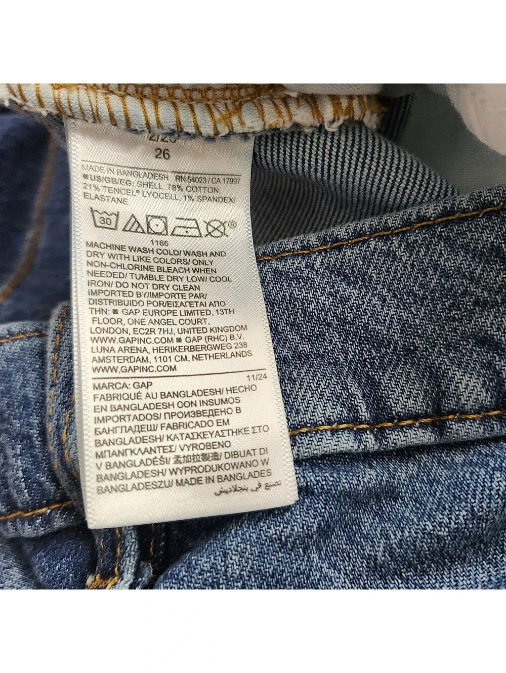 GAP Women's Blue Denim 5